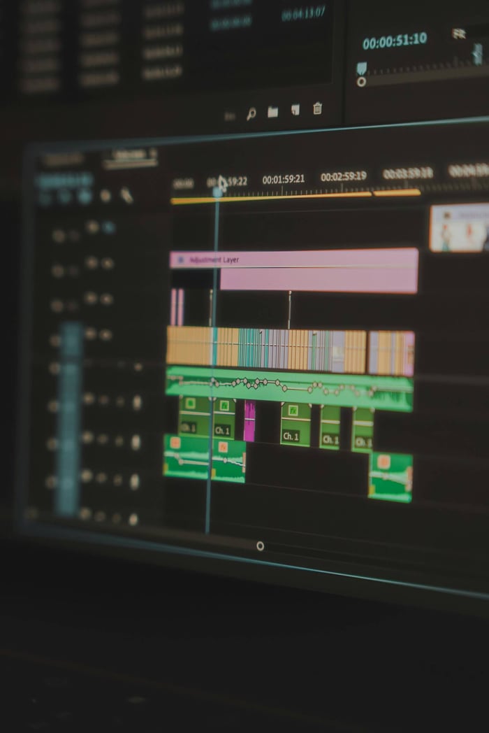 AI system analyzing a video transcript with timestamps to extract specific answer segments for a user's query