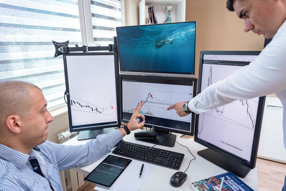 business leader reviewing a report on AI visibility trends and future market positioning